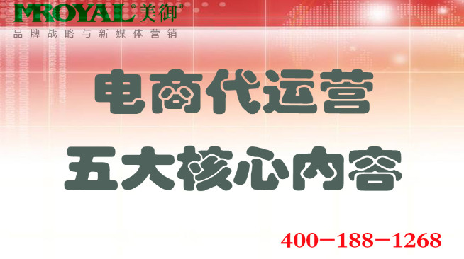 电商代运营五大核心内容_店铺营销策划